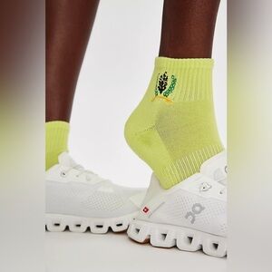 NWT Free people Movement Crest Buti Socks In Lime